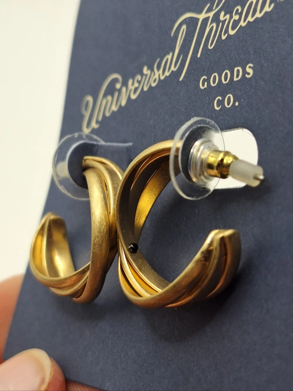 Universal Thread Gold Hoop Earrings | Classic Chunky Hoops Nickel Free